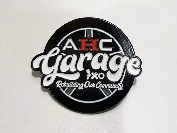Ahc Garage Enamel Pin 1