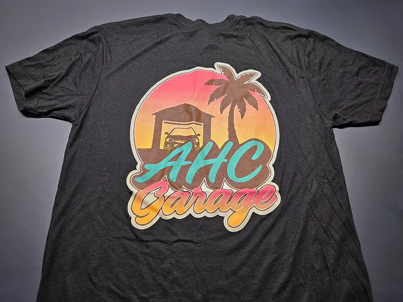 Ahc Garage “Never Ending Summer” Edition T-Shirt - Vintage Crew Neck (Unisex) 1