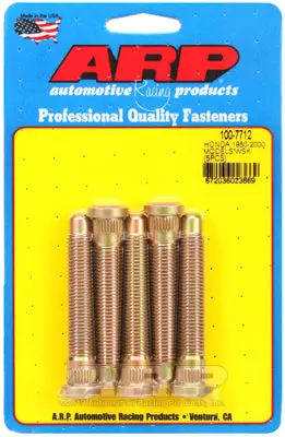 Arp Extended Wheel Studs 5Pcs Kit For Acura Honda With 12X1.5Mm Thread Pitch 1