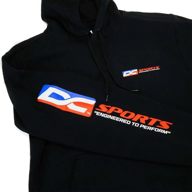 Black Dc Sports Race Pullover Hoodie 3