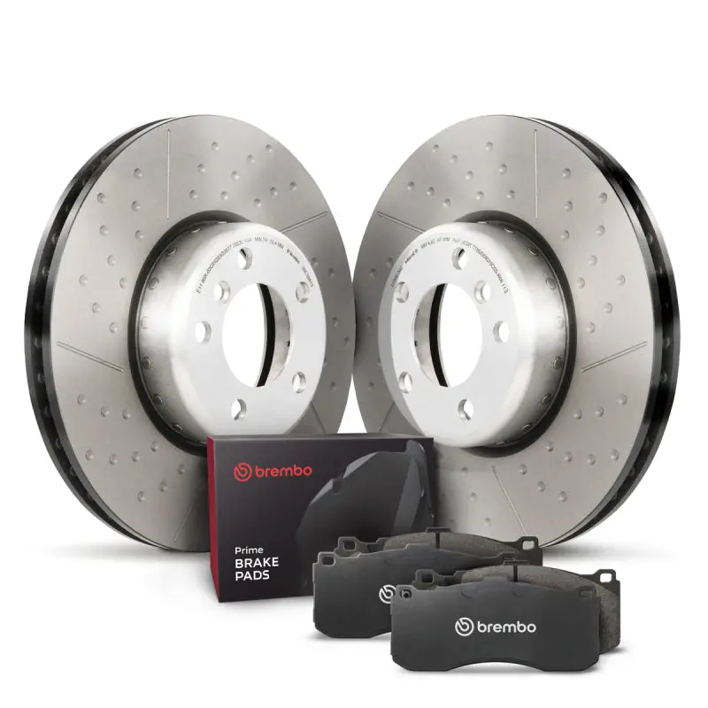 Brembo Oe 08-13 Bmw 135I Front Disc Brake Kit 1