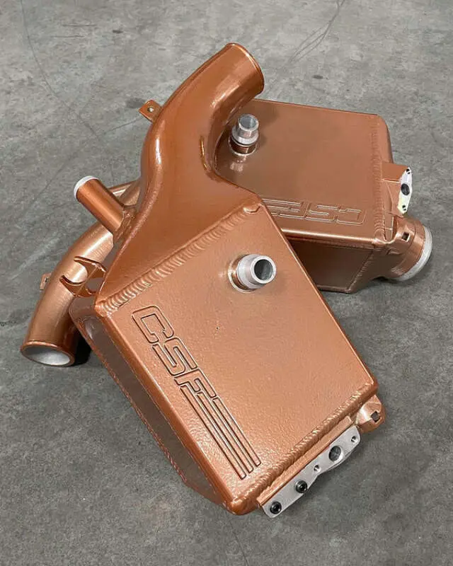 Csf 16-21 Bmw M5 (F90) / 17-21 Bmw M8 (F91/F92/F93) Twin Charge-Air-Cooler Set - Vintage Rose Gold 1