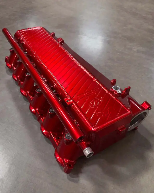 Csf Bmw Gen 1 B58 Charge-Air-Cooler Manifold - Candy Apple Red 1