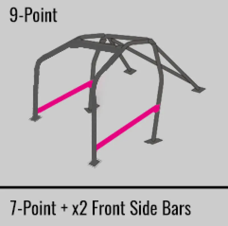 Cusco Steel Roll Cage 9 Point 2 Passenger Through Dash 2015 Subaru Wrx / Sti 1