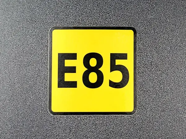 E85 Square Decal Sticker (Glossy) 1