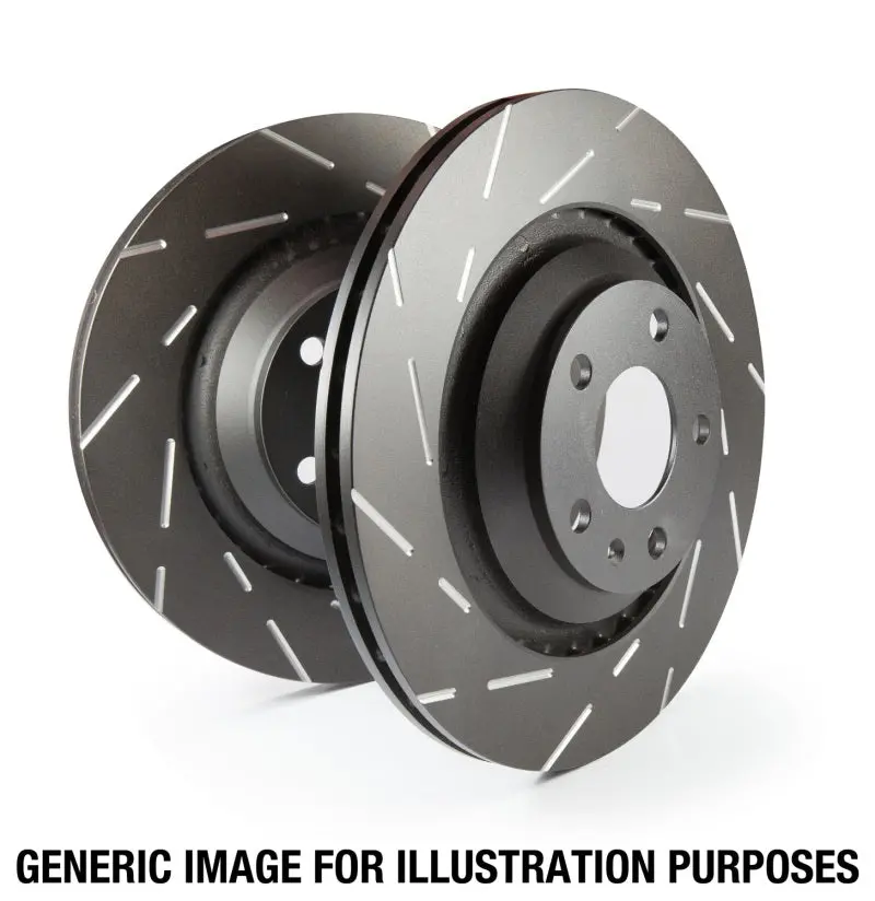 Ebc Usr Slotted Rear Brake Rotors (Pair) For Honda S2000 '00-09 1
