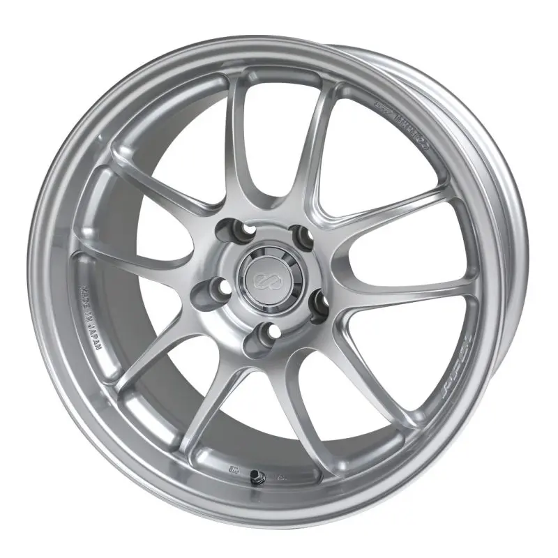 Enkei Pf01ss 17X9 5X114.3 60Mm Offset 75Mm Bore Diameter Silver Wheel 1