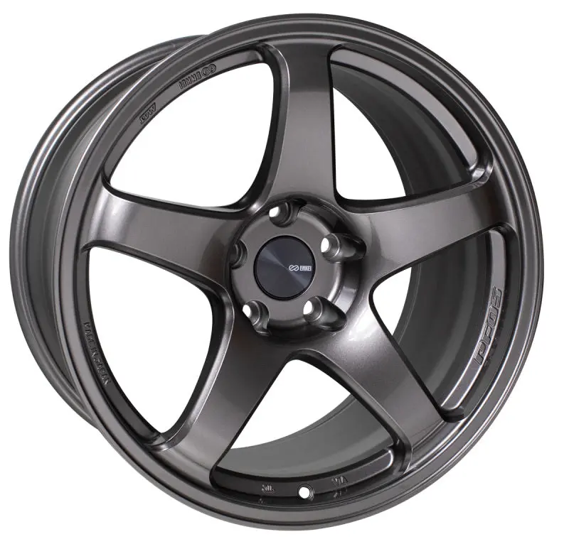 Enkei Pf05 17X8 5X114.3 35Mm Offset 75Mm Bore Dark Silver Wheel 1