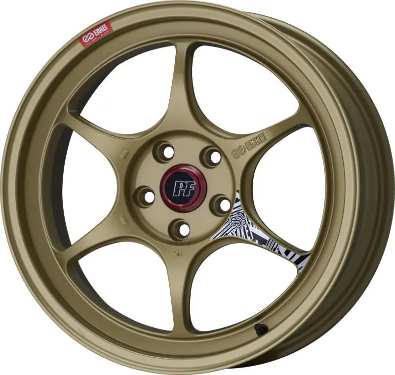Enkei Pf06 18X9.5 5X114.3 40Mm Offset 75Mm Bore Gold 1