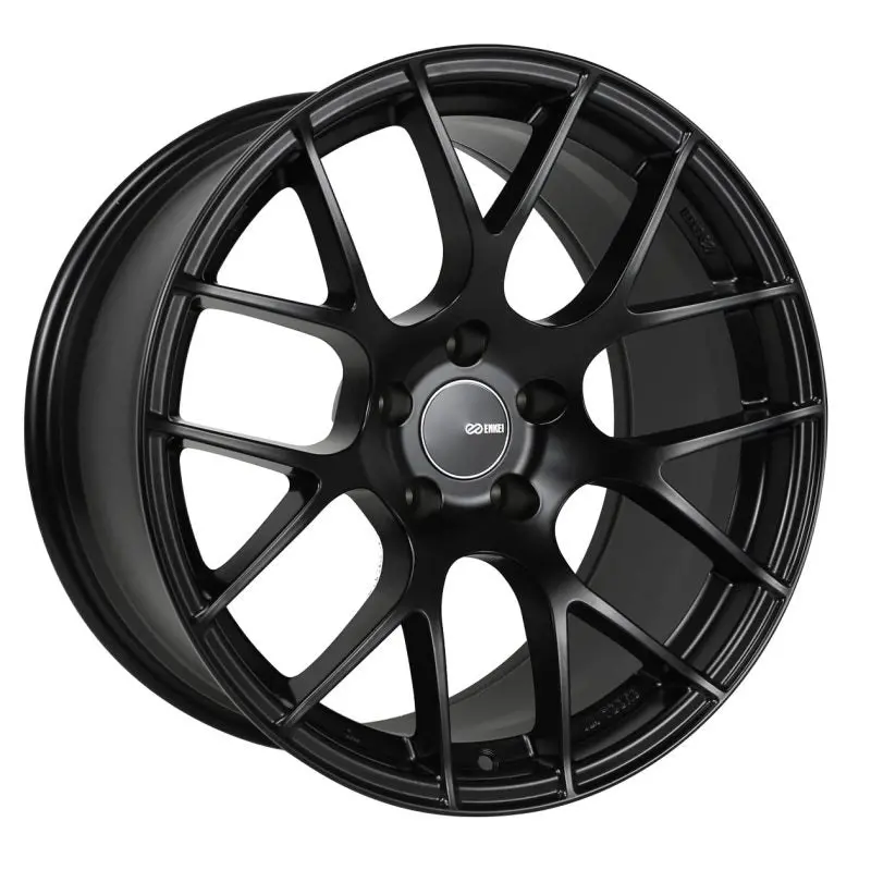 Enkei Raijin 18X8 40Mm Offset 5X114.3 Bolt Pattern 72.6 Bore Diamter Matte Black Wheel 1