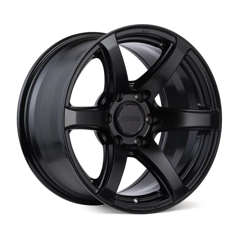 Enkei T6r 18X8.5 38Mm Offset 5X114.3 Bolt Pattern 72.6 Bore Gloss Black Wheel 1