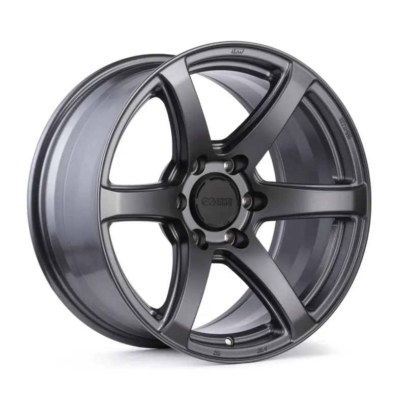 Enkei T6r 18X8.5 38Mm Offset 5X114.3 Bolt Pattern 72.6 Bore Gloss Gunmetal Wheel 1