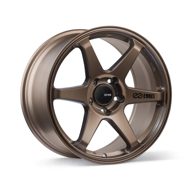 Enkei T6r 18X9.5 38Mm Offset 5X114.3 Bolt Pattern 72.6 Bore Copper Wheel 1