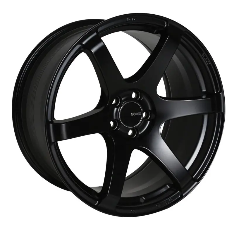 Enkei T6s 18X8 35Mm Offset 5X114.3 Bolt Pattern 72.6 Bore Matte Black Wheel 1