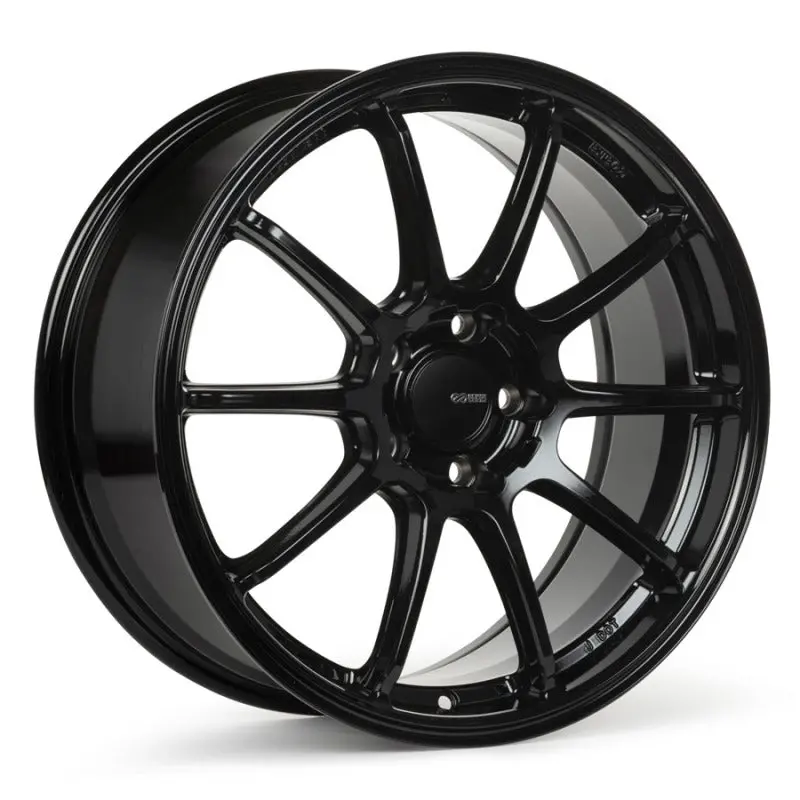 Enkei Triumph 18X8.5 5X114.3 38Mm Offset 72.6Mm Bore Gloss Black Wheel 1
