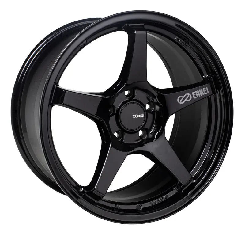Enkei Ts-5 17X8 5X100 45Mm Offset 72.6Mm Bore Gloss Black 1