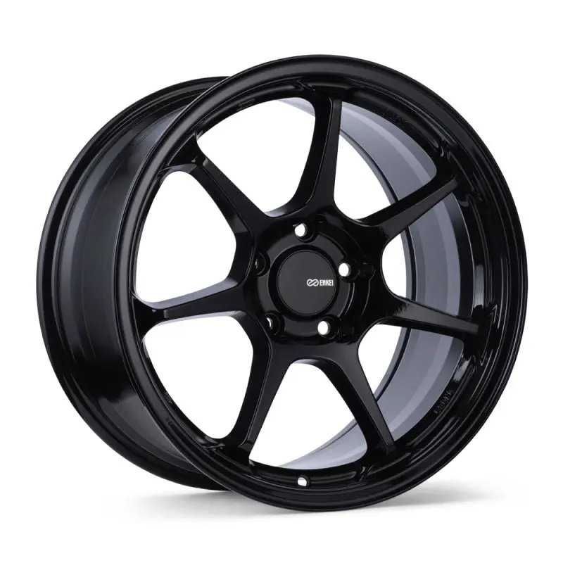 Enkei Ts-7 18X9.5 5X114.3 38Mm Offset 72.6Mm Bore Gloss Black Wheel 1
