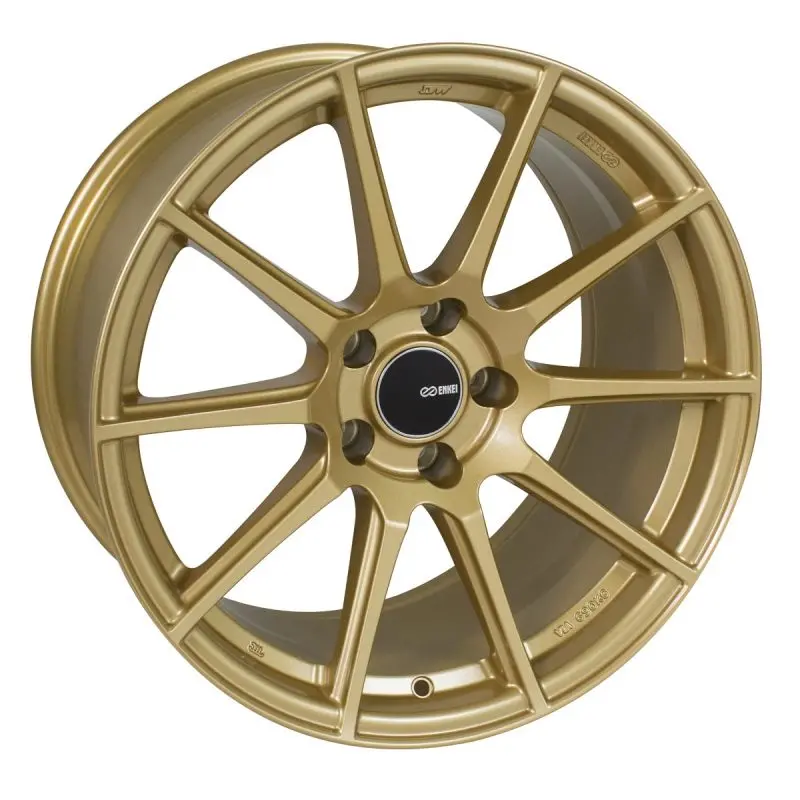 Enkei Ts10 17X8 5X100 45Mm Offset 72.6Mm Bore Gold Wheel 1