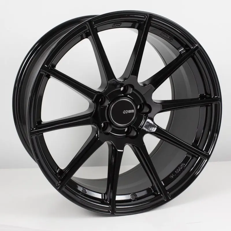 Enkei Ts10 18X8.5 5X114.3 35Mm Offset 72.6Mm Bore Black Wheel 1