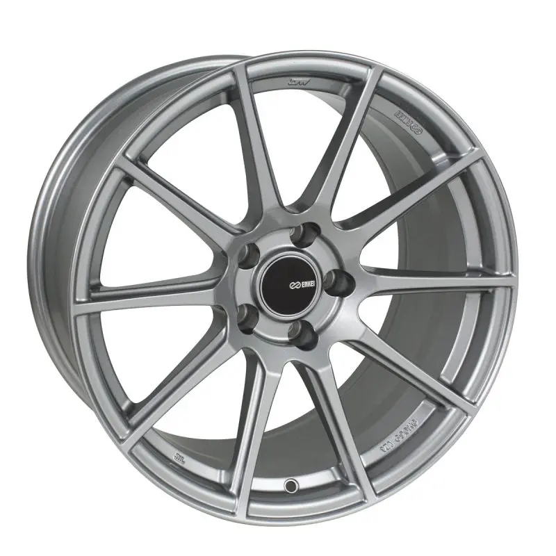 Enkei Ts10 18X9.5 35Mm Offset 5X114.3 Bolt Pattern 72.6Mm Bore Dia Grey Wheel 1