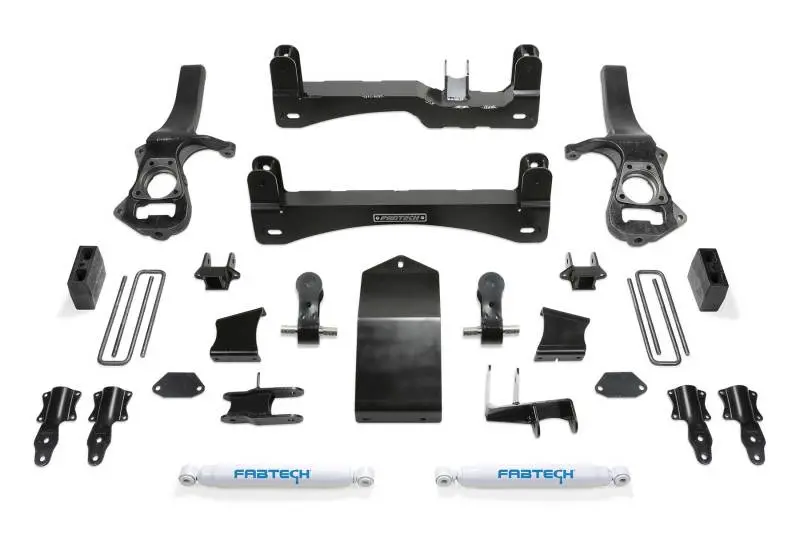 Fabtech 19-20 Gm C/K1500 P/U W/Trail Boss/At4 Pkg 4In Basic Sys W/Perf Shks 1