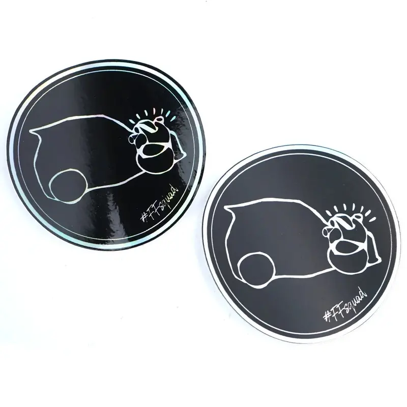 Ff Heart Circle Slap Black Edition - Holographic Series 1