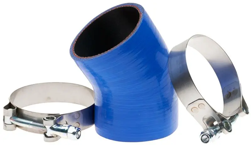 Gates 03-04 Ford Super Duty V-8 6.0L Diesel Turbo To Pipe Hot Side Turbocharger Hose Kit (Molded) 1