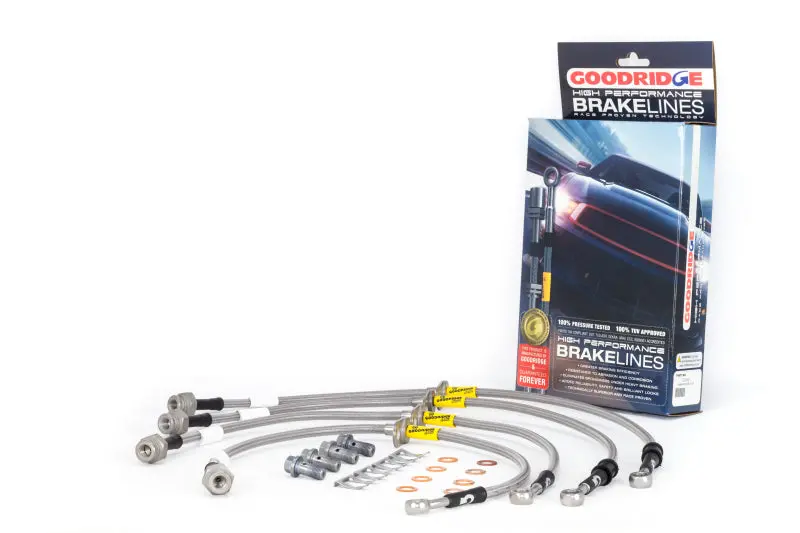 Goodridge 17-18 Honda Civic Si (Si Model Only) Ss Brake Line Kit | 20040 1