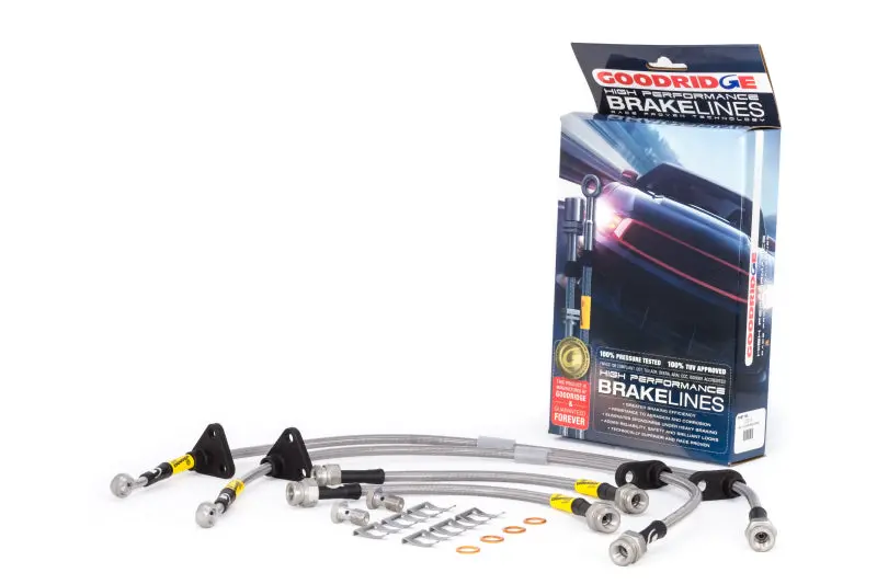 Goodridge 89-91 Civic/Crx W/ Rear Drum Brake Lines | 20013 1