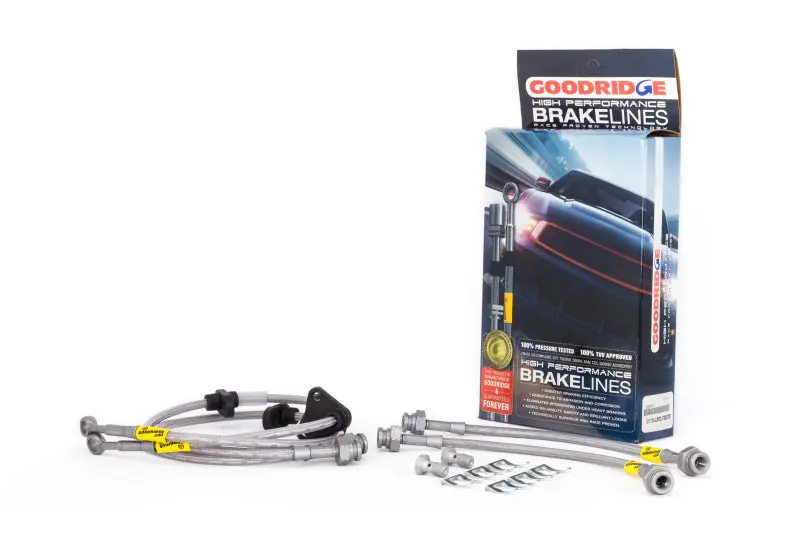 Goodridge 92-95 Honda Civic All Models W/ Rear Drum / 93-00 Del Sol Rear Drum Ss Brake Lines | 20015 1