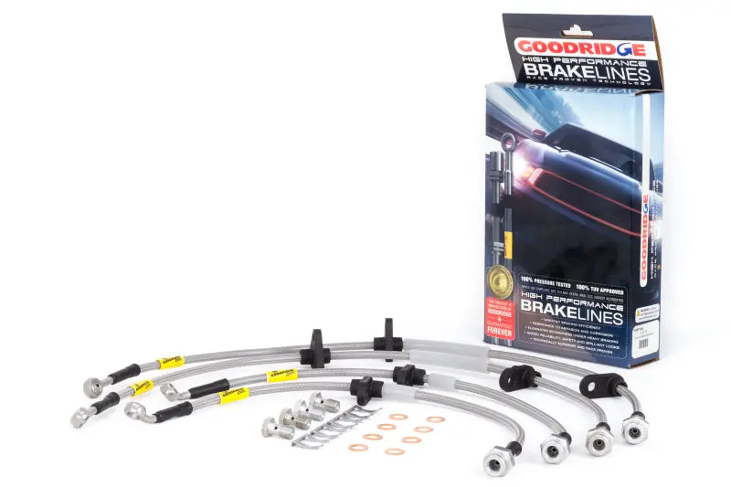 Goodridge 94-01 Acura Integra / 92-95 Civic Rear Disc W/ Abs Brake Lines | 20018 1