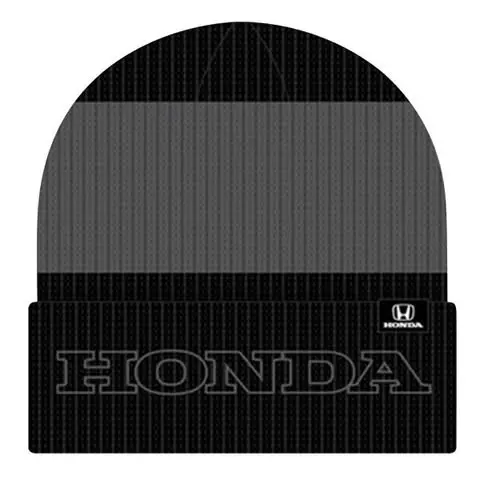 Honda Black And Gray Knit Beanie 1