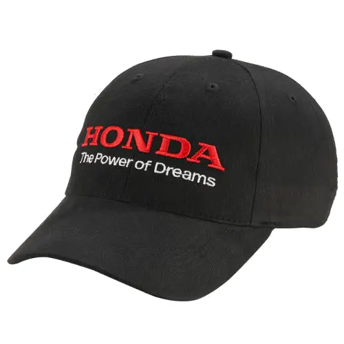 Honda "The Power Of Dreams" Hat Tie Back Hat Black 1