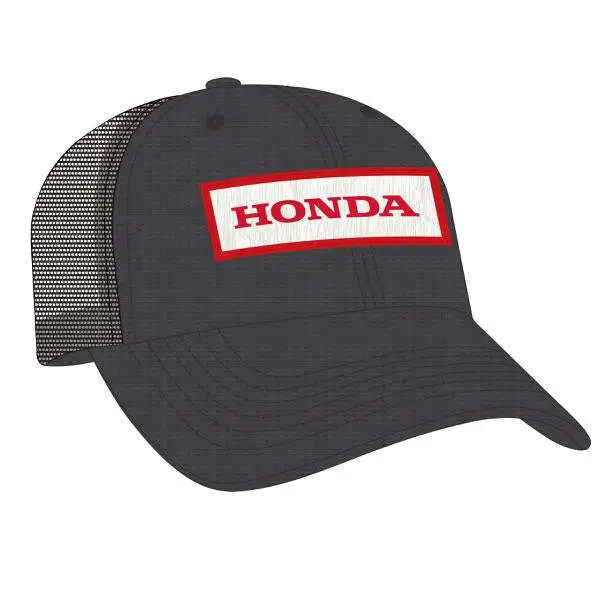 Honda Trucker Grey Mesh Hat With Red Honda Logo 1