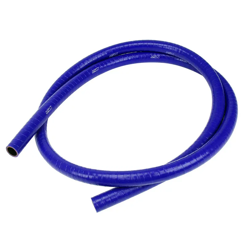 Hps 1" (25Mm), Fkm Lined Oil Resistant High Temperature Reinforced Silicone Hose, 9 Feet, Blue 1