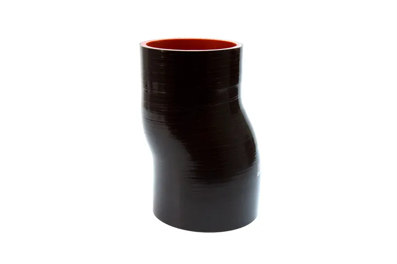 Hps 1-3/8" (35Mm) Silicone Offset Straight Coupler Hose, 6" Long, High Temp 4-Ply Reinforced, Black 1