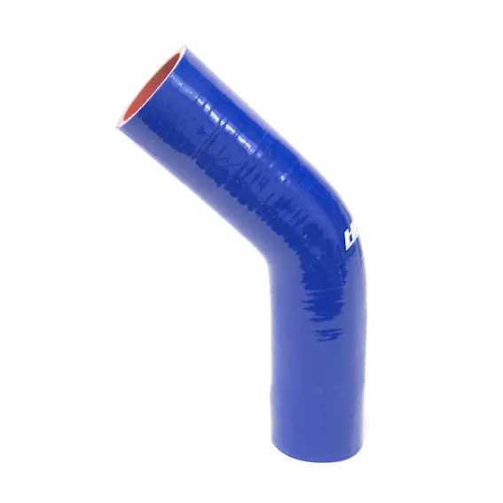 Hps 1/4" Id High Temp 4-Ply Reinforced Silicone 45 Degree Elbow Coupler Hose Blue (6.5Mm Id) 1