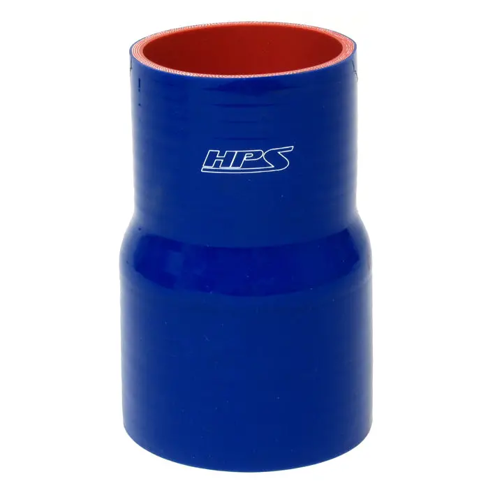 Hps 2" - 2.75" Id , 4" Long High Temp 4-Ply Reinforced Silicone Reducer Coupler Hose Blue (51Mm - 70Mm Id , 102Mm Length) 1