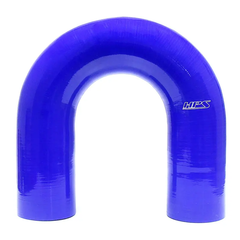 Hps 2.25" Id High Temp 4-Ply Reinforced Silicone 180 Degree U Bend Elbow Coupler Hose Blue (57Mm Id) 1