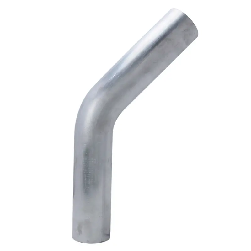Hps 2.5" Od 45 Degree Bend 6061 Aluminum Elbow Pipe 16 Gauge W/ 2 1/2" Clr 1
