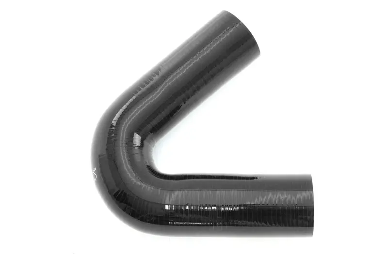 Hps 3-1/2" (89Mm) Silicone 135 Degree Elbow Coupler Hose, High Temp 4-Ply Reinforced, Black 1