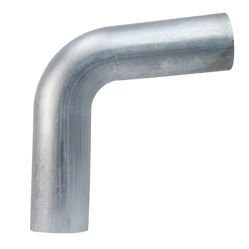 Hps 3" Od 80 Degree Bend 6061 Aluminum Elbow Pipe 16 Gauge W/ 3" Clr 1