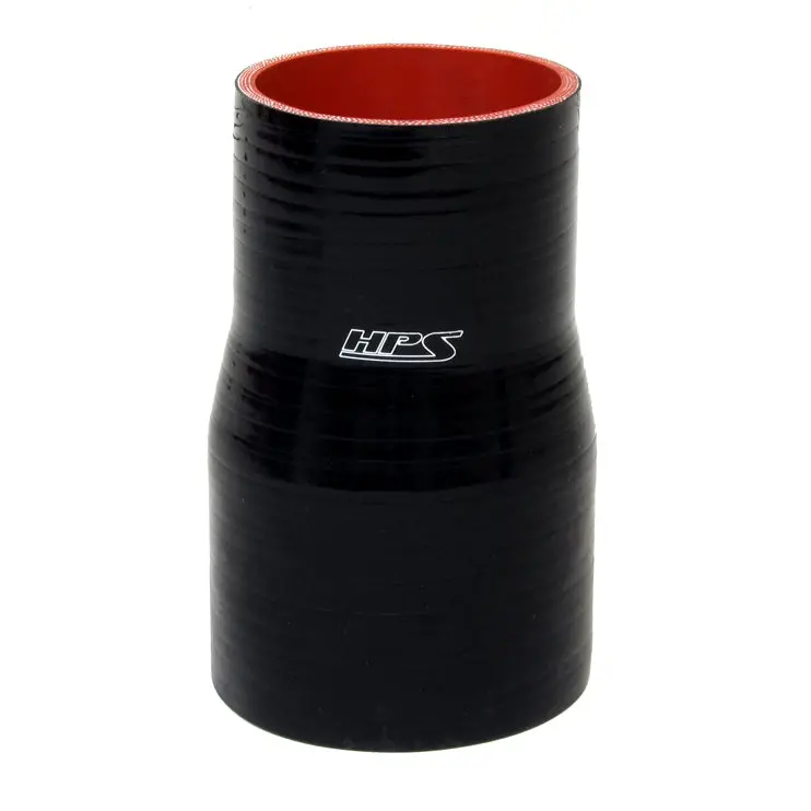Hps 4.25" - 4.5" Id , 4" Long High Temp 4-Ply Reinforced Silicone Reducer Coupler Hose Black (108Mm - 114Mm Id , 102Mm Length) 1