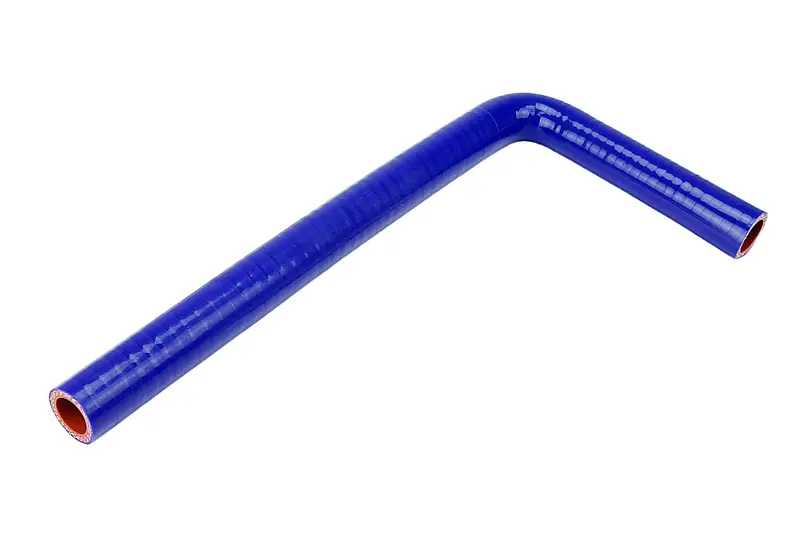 Hps 5/16" (8Mm) With 5" And 36" Leg, Silicone 90 Degree Elbow Coupler Hose, High Temp 4-Ply Reinforced, Blue 1