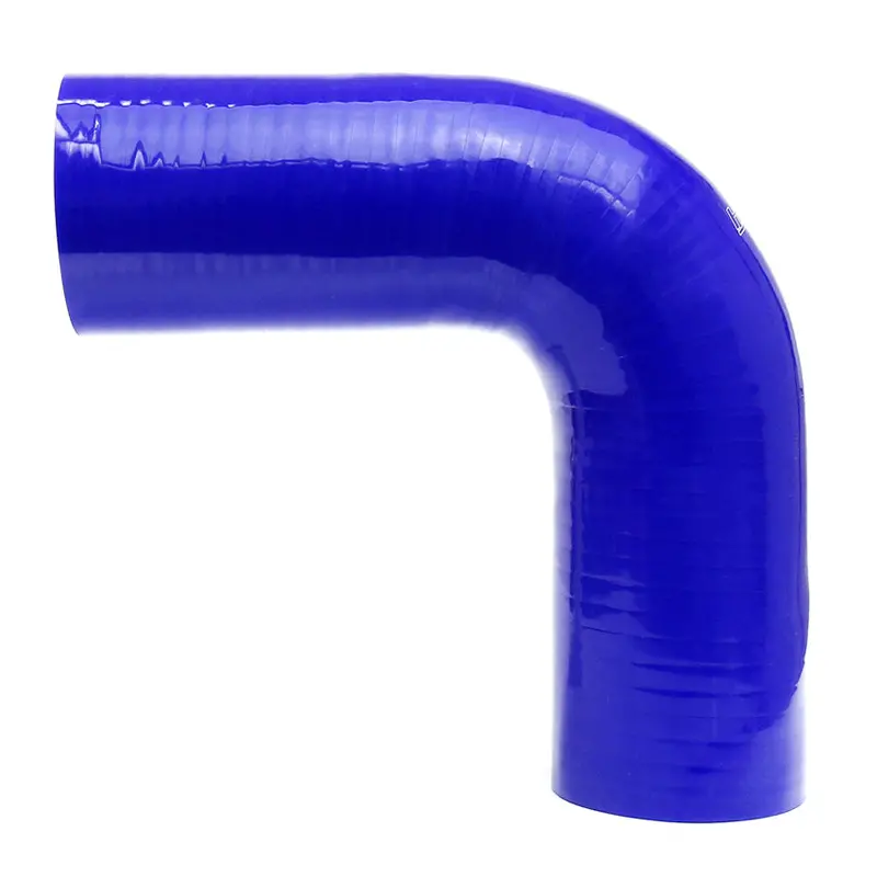 Hps 5/16" Id High Temp 4-Ply Reinforced Silicone 90 Degree Elbow Coupler Hose Blue (8Mm Id) 1