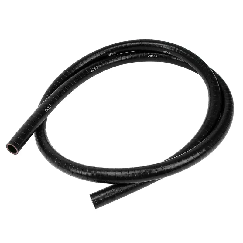 Hps 7/8" (22Mm), Fkm Lined Oil Resistant High Temperature Reinforced Silicone Hose, 9 Feet, Black 1