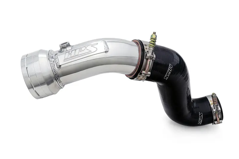 Hps Cold Side Charge Pipe With Cac Hose Intercooler Boot, Polished, 17-154P 1