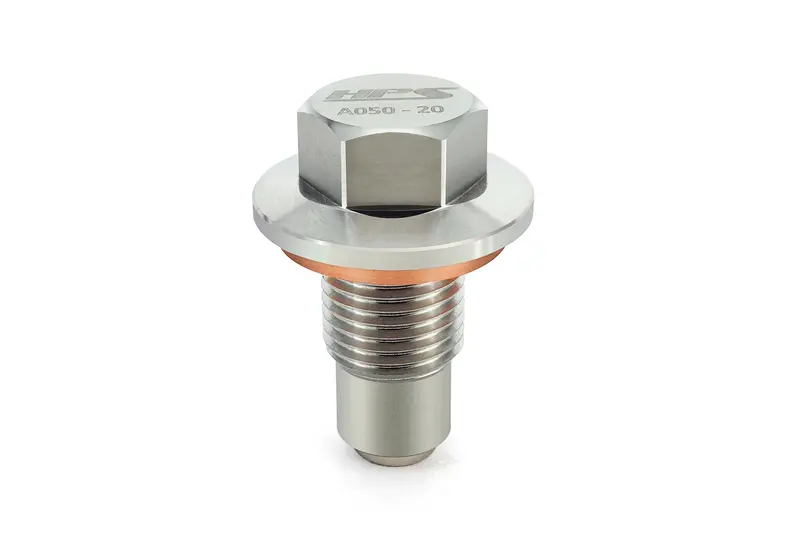 Hps Performance 1/2-20 Stainless Steel Magnetic Oil Drain Plug Bolt 1