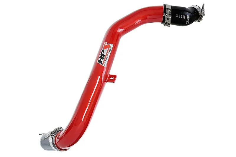 Hps Performance 2.5" Intercooler Charge Pipe Kit (Hot Side), Red, 17-106R 1