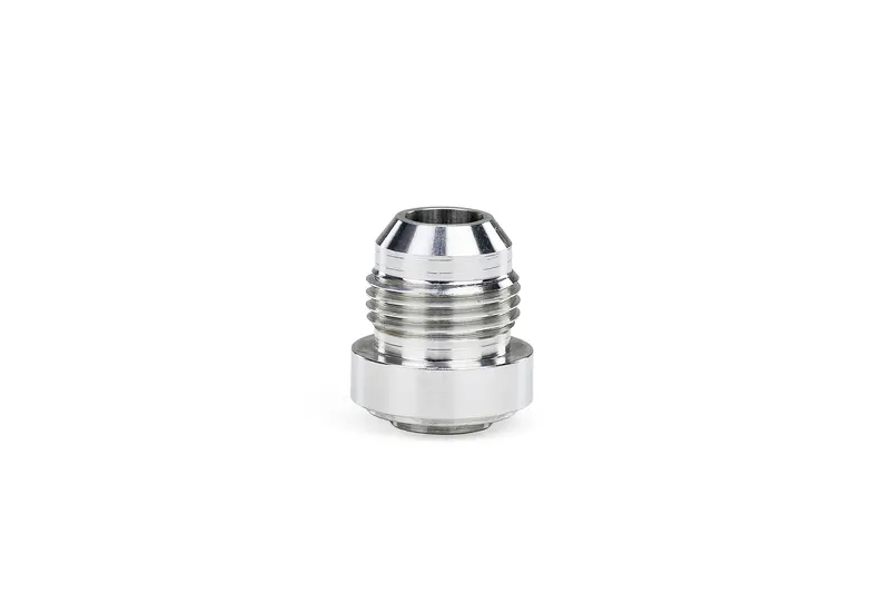 Hps Performance -8 An Fittings Male Weld On Bung, Raw Aluminum 2